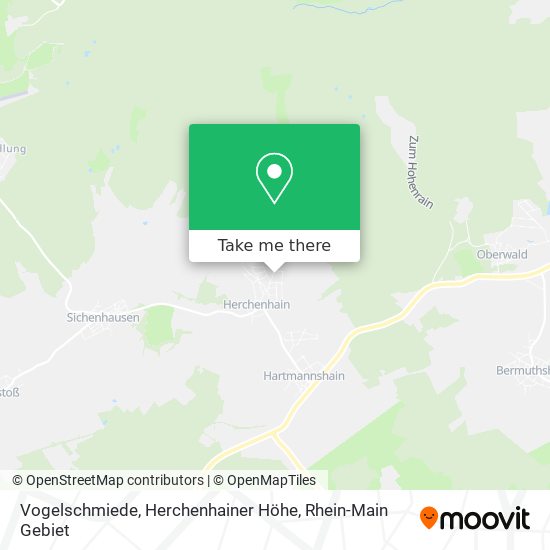 Vogelschmiede, Herchenhainer Höhe map