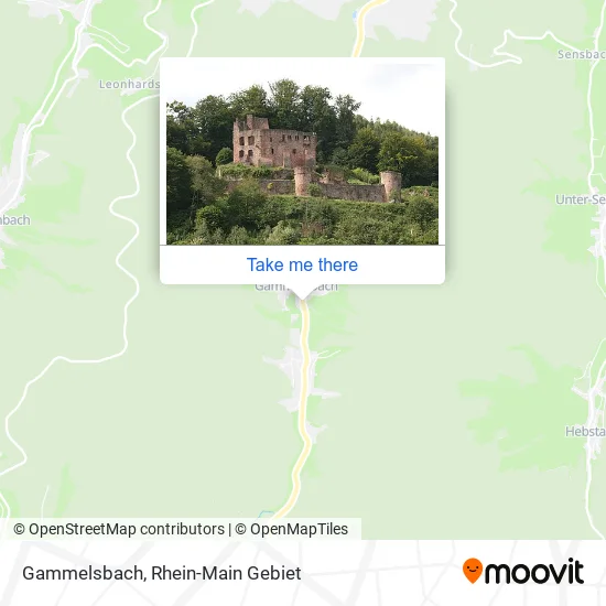 Карта Gammelsbach