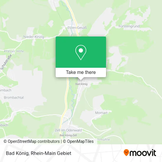 Карта Bad König