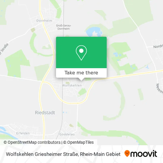 Карта Wolfskehlen Griesheimer Straße