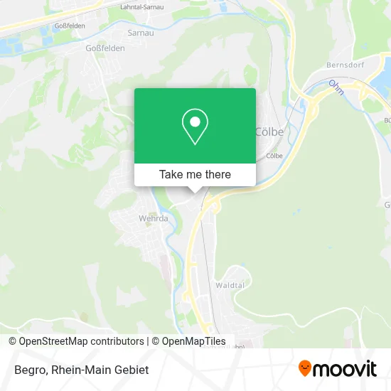 Begro map