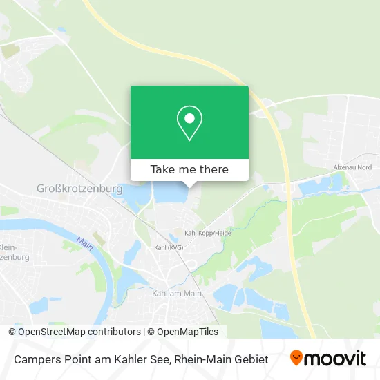 Карта Campers Point am Kahler See
