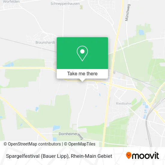 Карта Spargelfestival (Bauer Lipp)