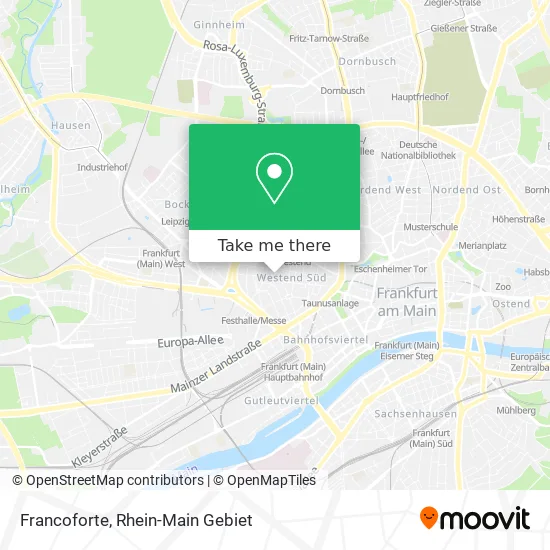 Карта Francoforte