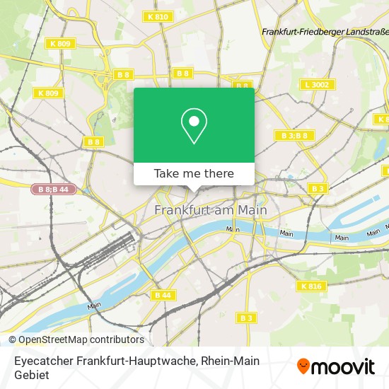 Eyecatcher Frankfurt-Hauptwache map