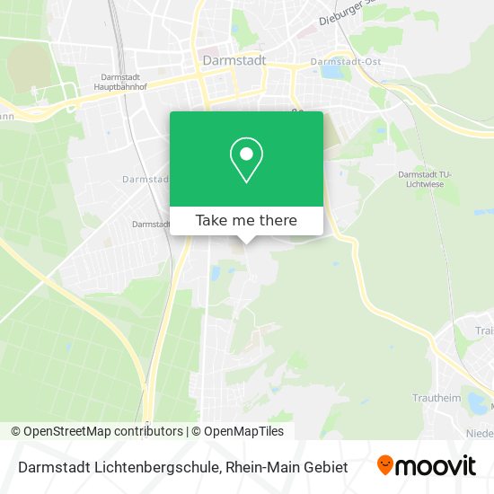 Darmstadt Lichtenbergschule map