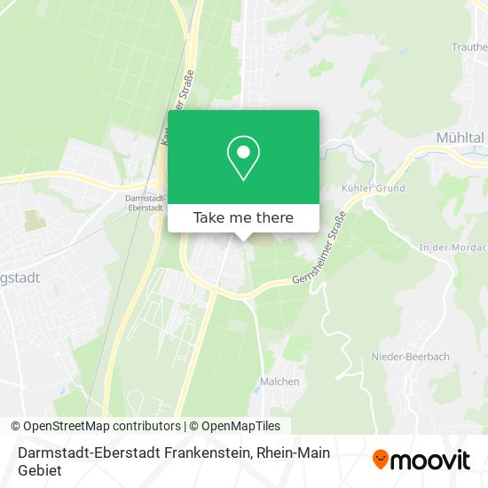 Darmstadt-Eberstadt Frankenstein map