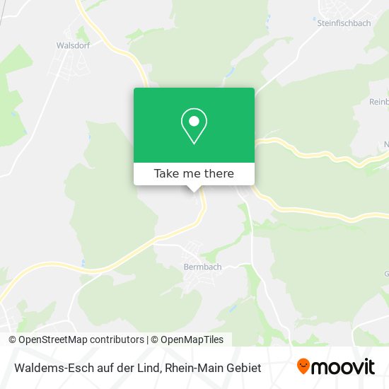 Waldems-Esch auf der Lind map