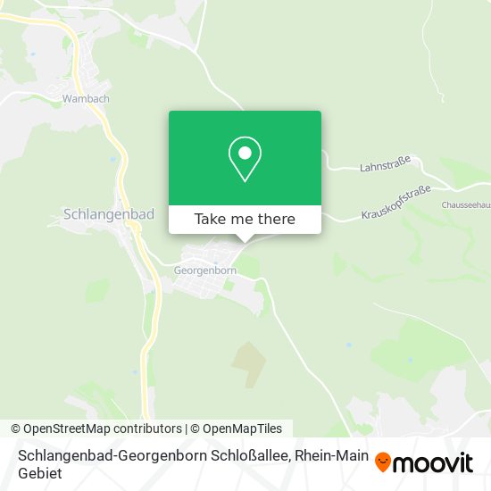 Schlangenbad-Georgenborn Schloßallee map