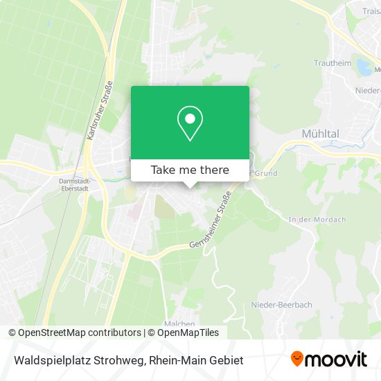 Waldspielplatz Strohweg map