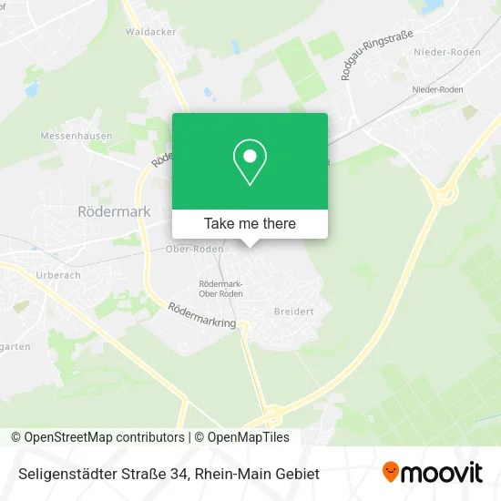 Карта Seligenstädter Straße 34