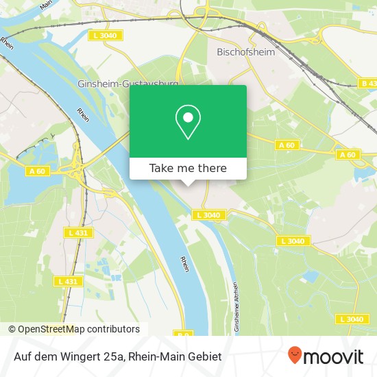 Auf dem Wingert 25a map