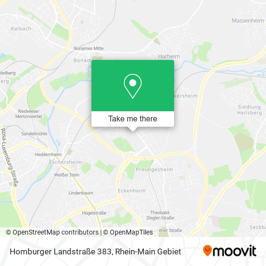 Homburger Landstraße 383 map