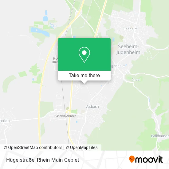 Карта Hügelstraße