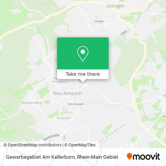 Gewerbegebiet Am Kellerborn map