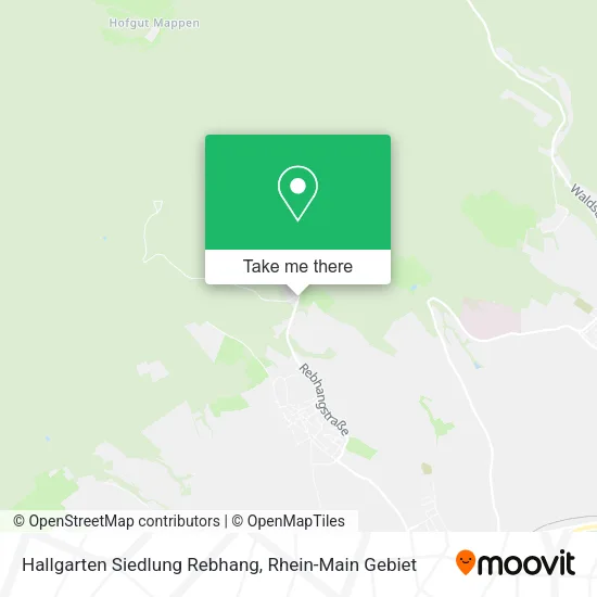 Карта Hallgarten Siedlung Rebhang