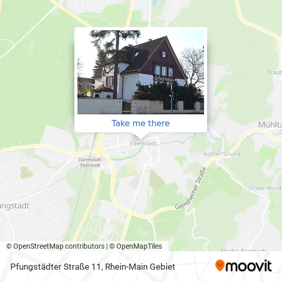 Карта Pfungstädter Straße 11