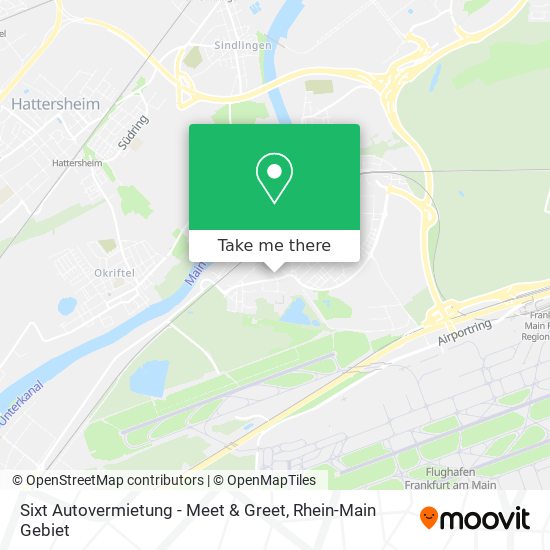 Sixt Autovermietung - Meet & Greet map