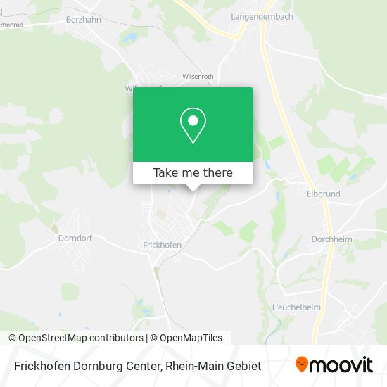 Frickhofen Dornburg Center map