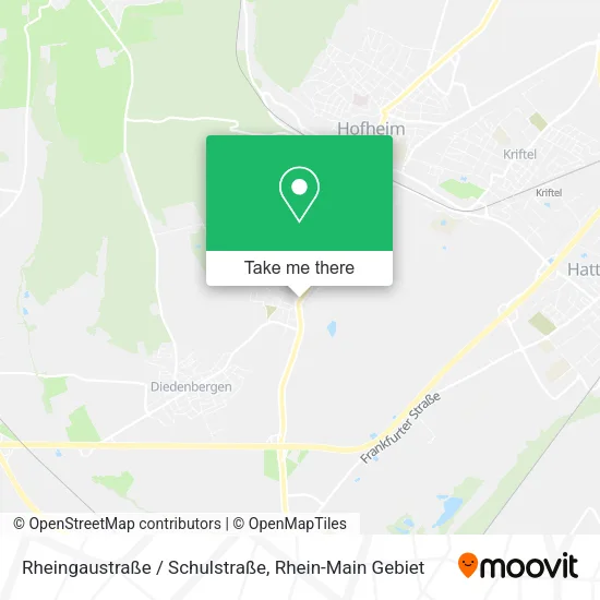 Карта Rheingaustraße / Schulstraße