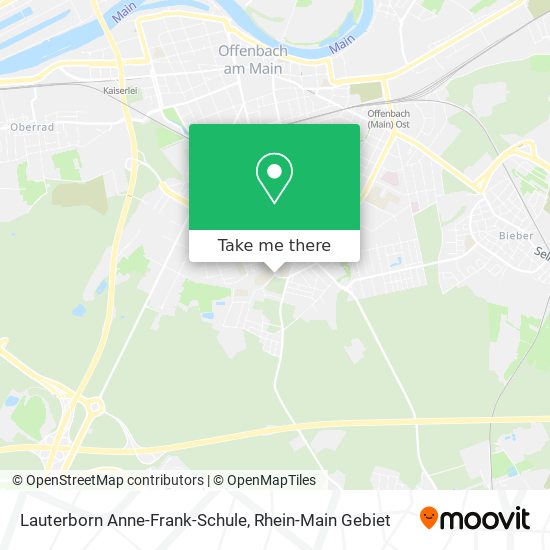 Lauterborn Anne-Frank-Schule map