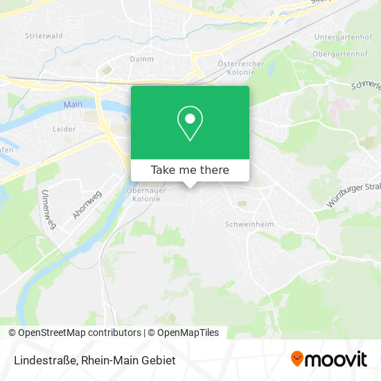 Карта Lindestraße