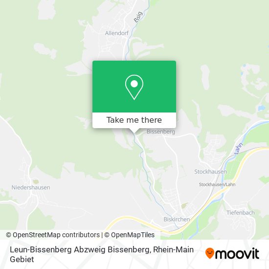 Leun-Bissenberg Abzweig Bissenberg map