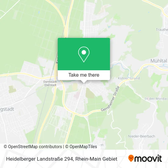 Карта Heidelberger Landstraße 294