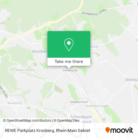 Карта REWE Parkplatz Kronberg