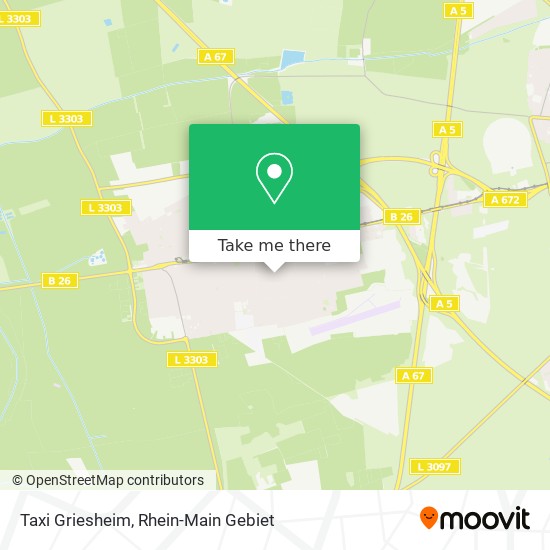 Taxi Griesheim map