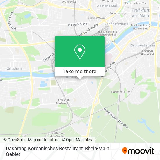 Dasarang Koreanisches Restaurant map
