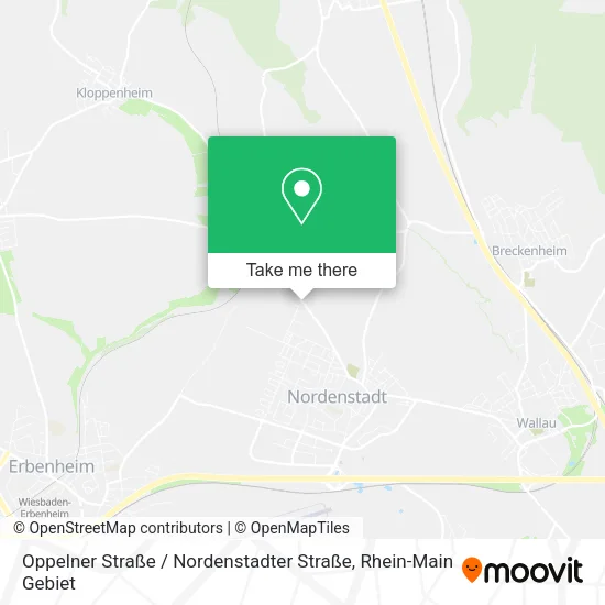 Карта Oppelner Straße / Nordenstadter Straße