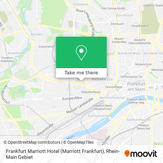 Frankfurt Marriott Hotel (Marriott Frankfurt) map