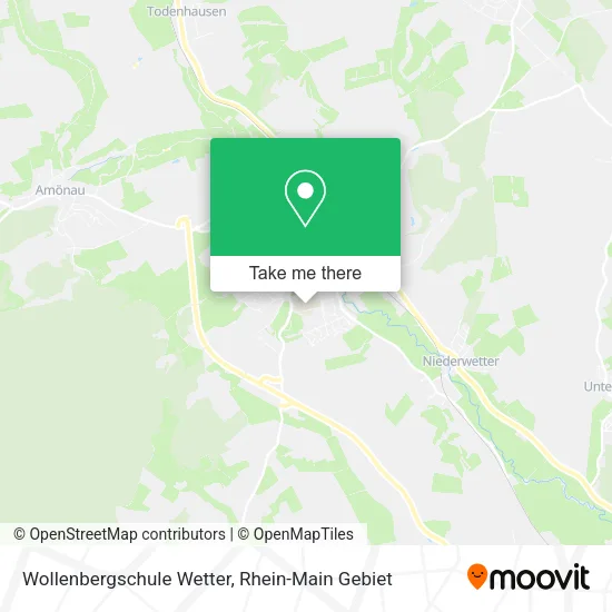 Карта Wollenbergschule Wetter