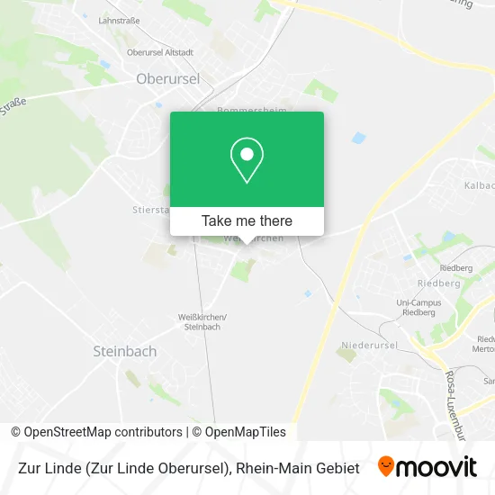 Карта Zur Linde (Zur Linde Oberursel)