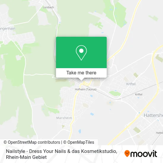 Карта Nailstyle - Dress Your Nails & das Kosmetikstudio