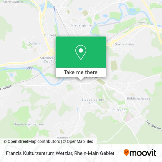 Franzis Kulturzentrum Wetzlar map