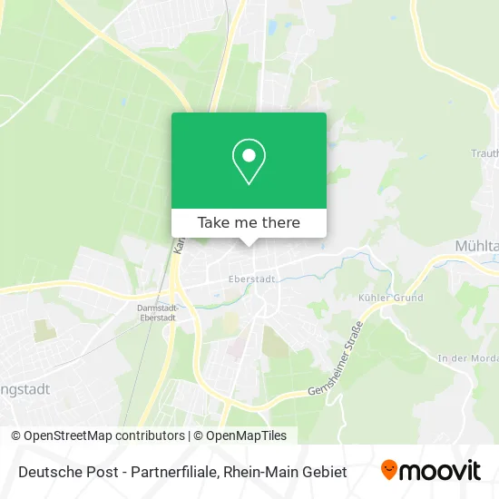 Deutsche Post - Partnerfiliale map
