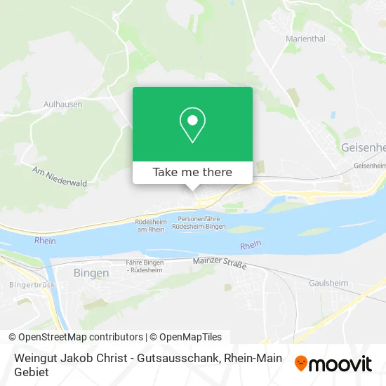 Карта Weingut Jakob Christ - Gutsausschank