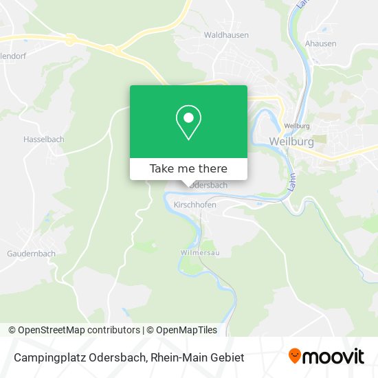 Campingplatz Odersbach map