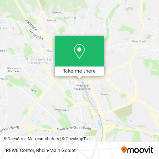 REWE Center map