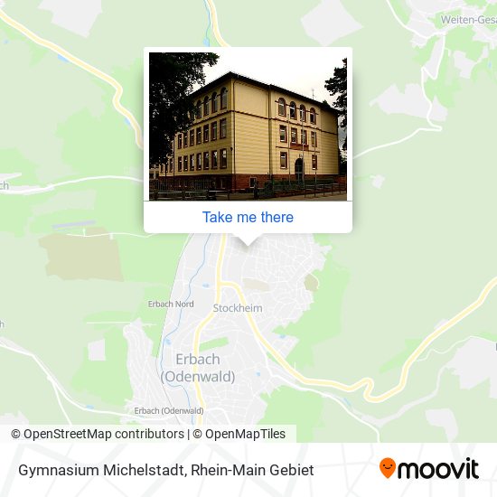 Gymnasium Michelstadt map