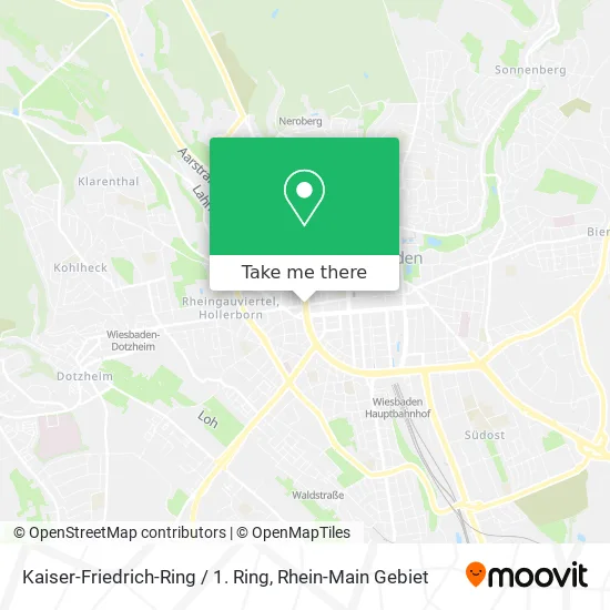 Карта Kaiser-Friedrich-Ring / 1. Ring