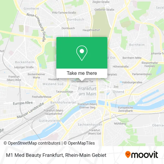 Карта M1 Med Beauty Frankfurt
