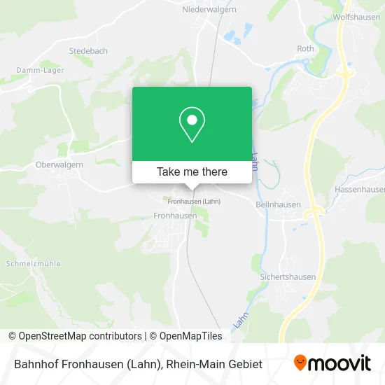 Карта Bahnhof Fronhausen (Lahn)