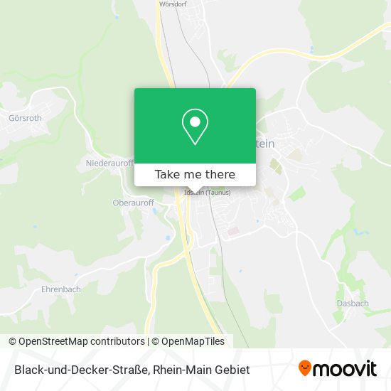 Black-und-Decker-Straße map