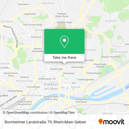 Карта Bornheimer Landstraße 79