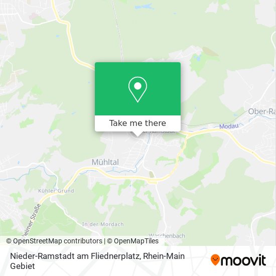 Nieder-Ramstadt am Fliednerplatz map