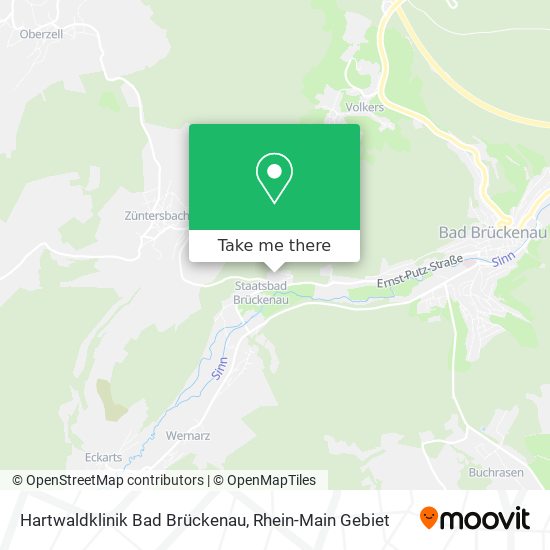 Hartwaldklinik Bad Brückenau map