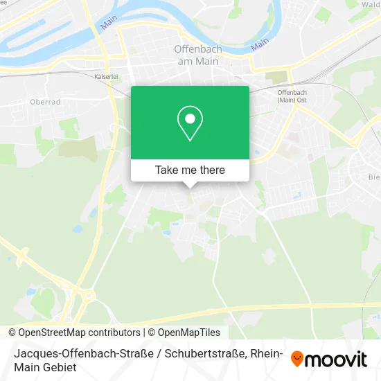 Карта Jacques-Offenbach-Straße / Schubertstraße